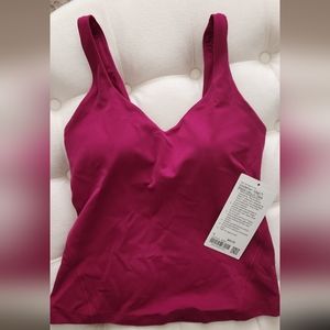 NWT- Lululemon Align Waist Length Tank- Magenta Purple- Size 6